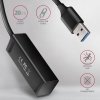 AXAGON HUE-M1A Hub 4-portowy Mini metalowy USB 3.2 Gen 1, 20cm USB-A kabel